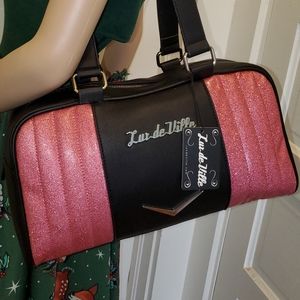 Lux De Ville glitter Pink bag Handbag